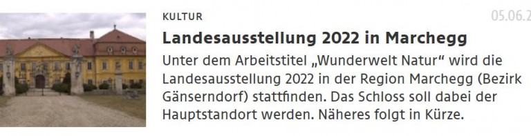 Die Entscheidung über den Standort der NÖ Landesausstellung 2022 im Weinviertel ist gefallen.