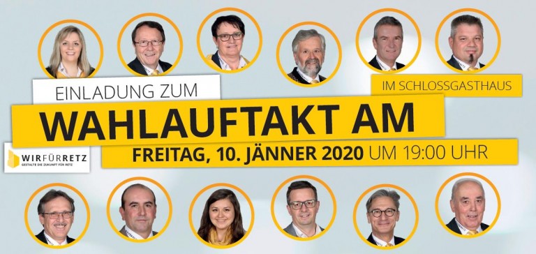Einladung zum Wahlauftakt und Vorstellung der Kandidaten und Themenschwerpunkte