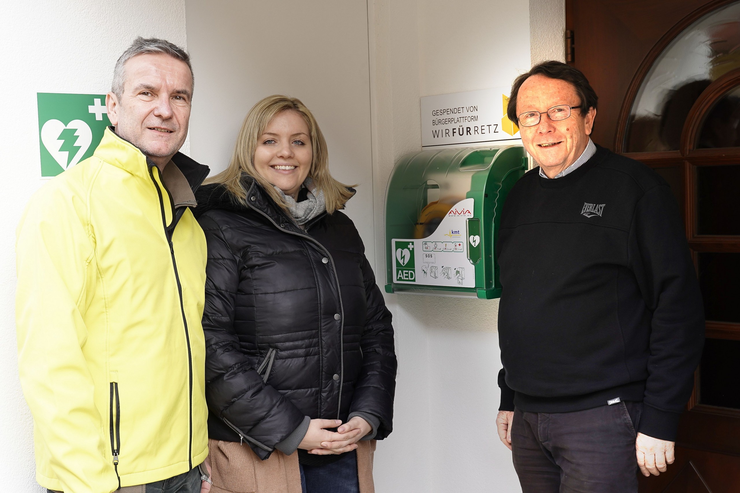 Defi in Kleinriednthal bereit Leben zu retten